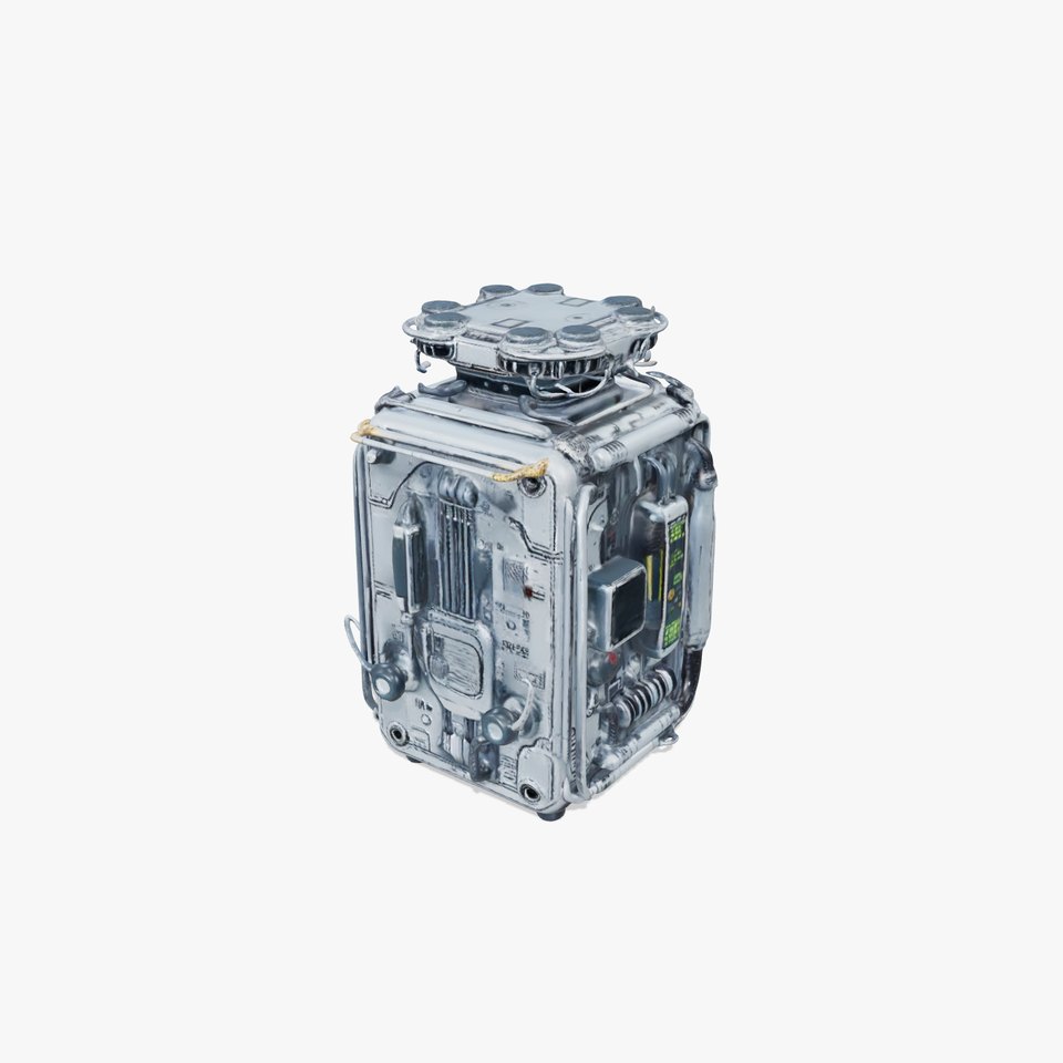 Futuristic Control Panel model pack with interactive features